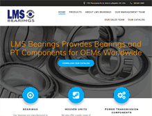 Tablet Screenshot of lmsbearings.com